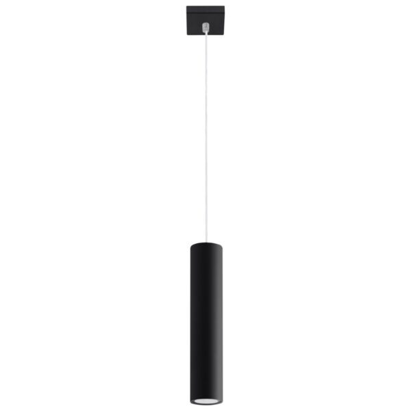 Candeeiro Suspensão Lagos 1x GU10 Preto