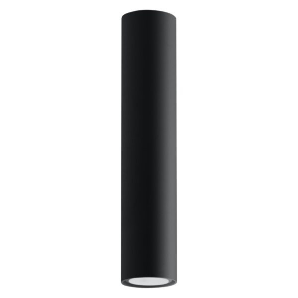 Aro GU10 Lagos Teto Saliente Redondo 30cm Preto