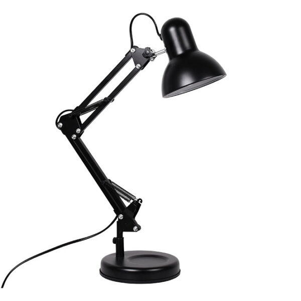Candeeiro de Mesa Antigona 1x E27 Preto