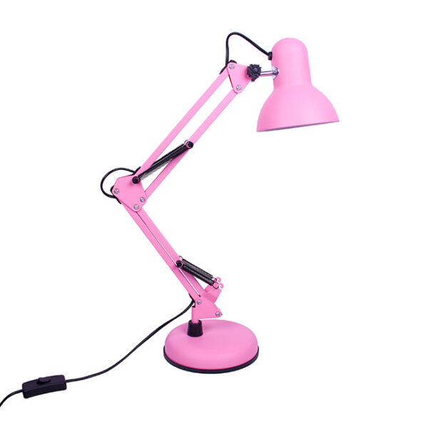 Candeeiro de Mesa Antigona 1x E27 Rosa