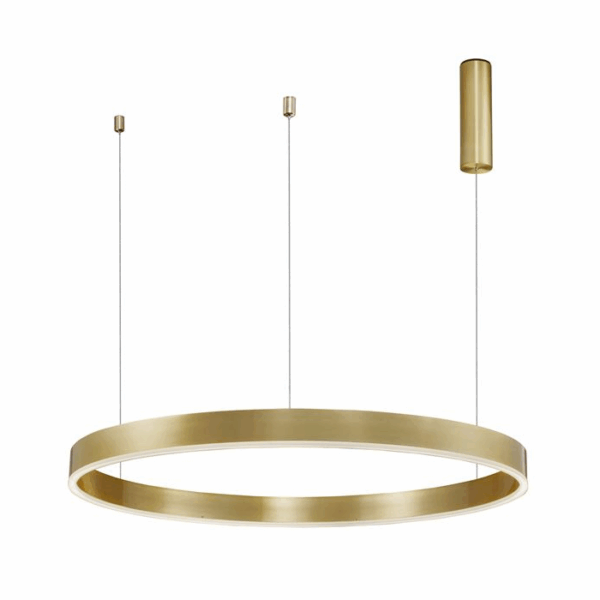 Candeeiro Suspensão Motif 60W Dourado CCT (9530208)