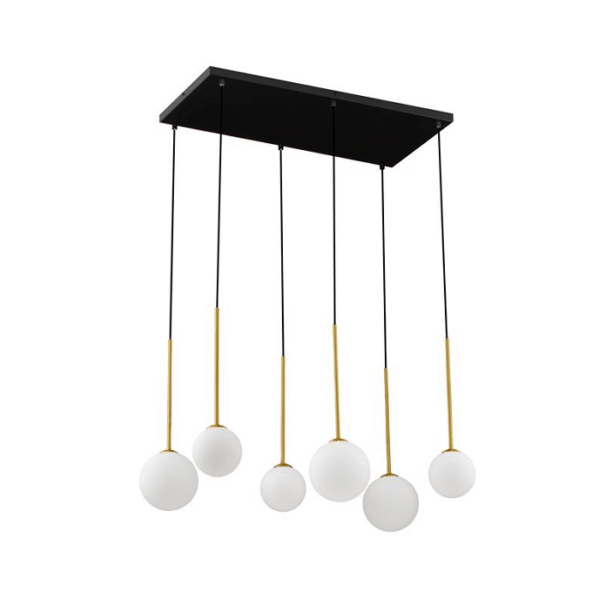 Candeeiro Suspensão Savoy 6x G9 Preto (9620158)