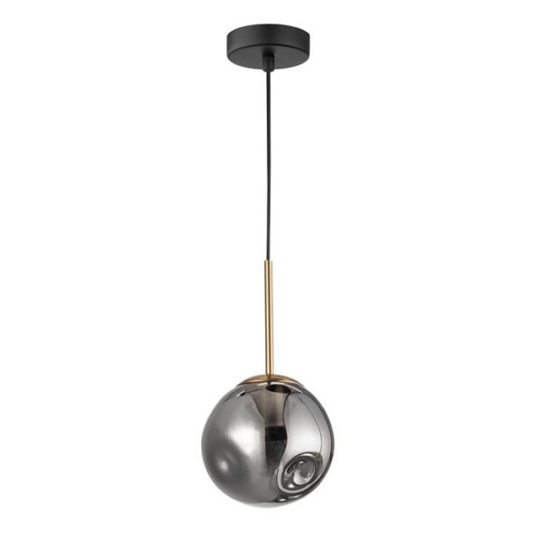 Candeeiro Suspensão Spada 1x E27 Preto/Dourado (9426751)
