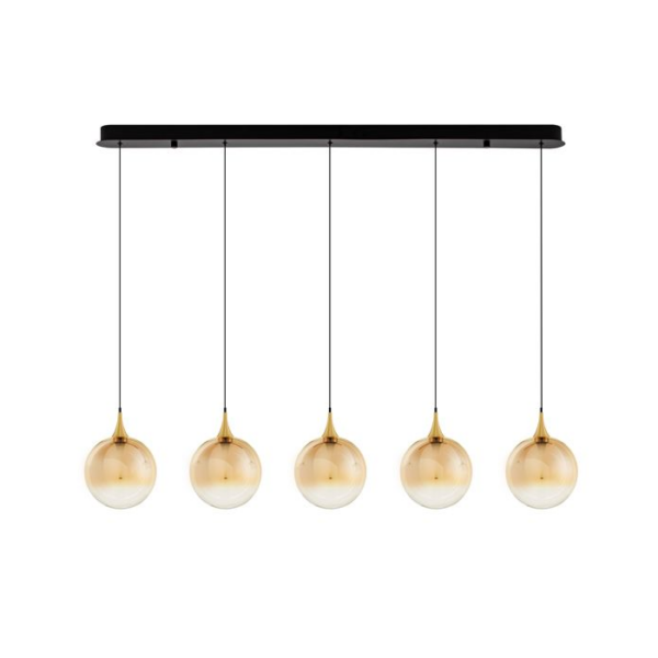 Candeeiro Suspensão Orenda 20W Preto 3000K (9416964)