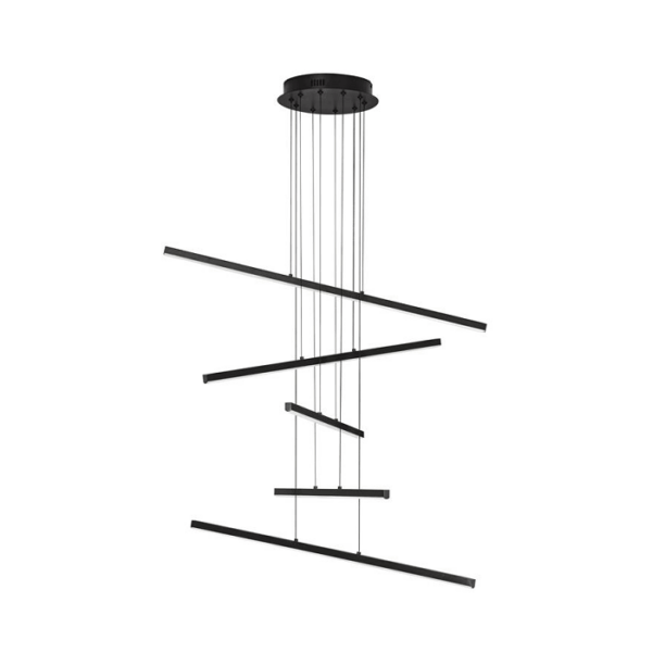Candeeiro Suspensão Gratta 49W Preto 3200K (9081805)