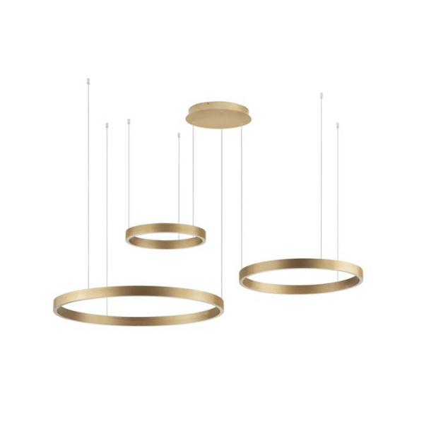 Candeeiro Suspensão Elowen 180W Dourado 3000K (9345653)