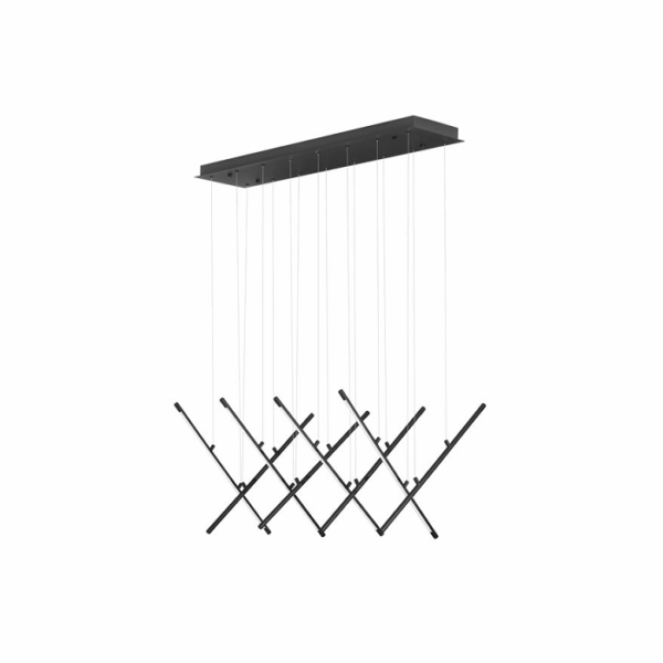 Candeeiro Suspensão Elettra 60W Preto 3000K (9081803)
