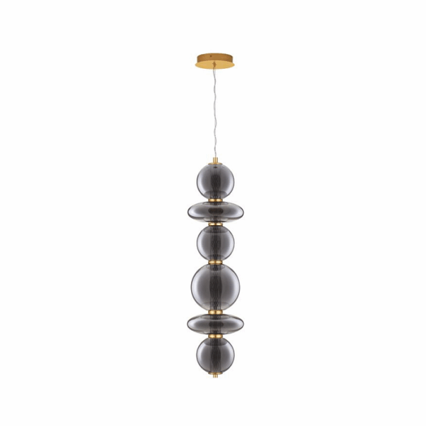 Candeeiro Suspensão Navi 27W Dourado/Cinza 3000K (9186953)