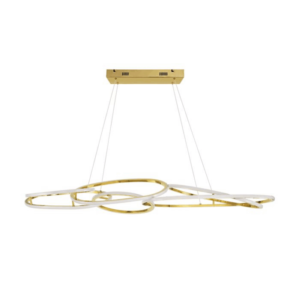Candeeiro Suspensão Nudos 158W Dourado 3000K (9289083)