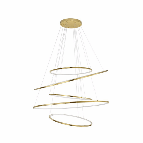 Candeeiro Suspensão Nudos 281W Dourado 3000K (9289084)