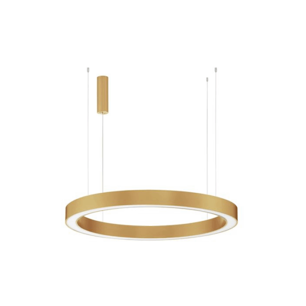 Candeeiro Suspensão Morbido 80W Dourado CCT2 (9345646)