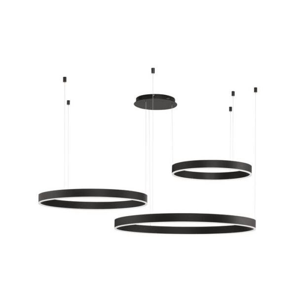 Candeeiro Suspensão Motif 140W Preto 3000K (9530170)