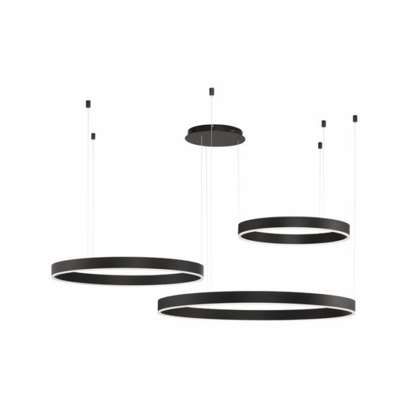 Candeeiro Suspensão Motif 140W Preto CCT (9530215)