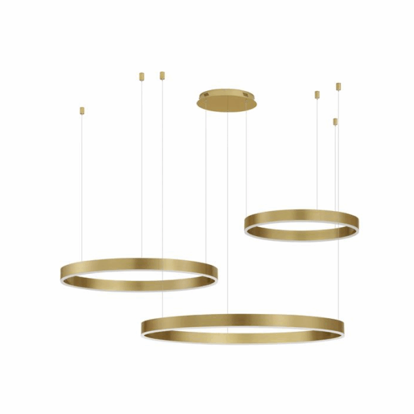 Candeeiro Suspensão Motif 140W Dourado CCT (9530217)