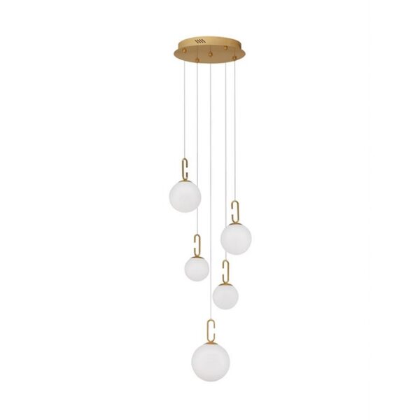 Candeeiro Suspensão Hook 30.5W Dourado 3000K (9695222)