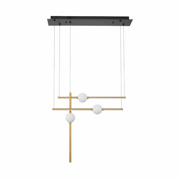 Candeeiro Suspensão Acrobat 26W Dourado 3000K (9695257)
