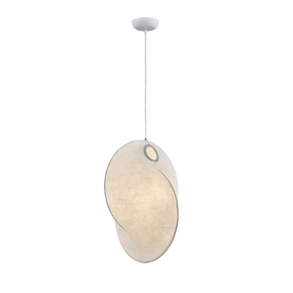 Candeeiro Suspensão Palma 1x E27 Branco (102392001)