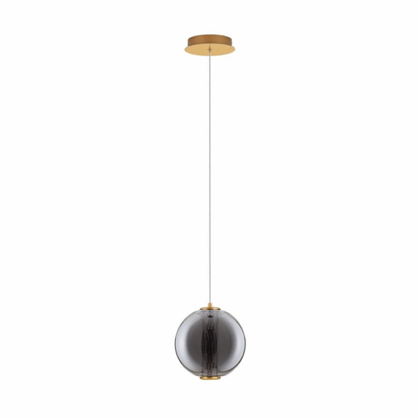 Candeeiro Suspensão Navi 8W Dourado/Cinza 3000K (9186951)