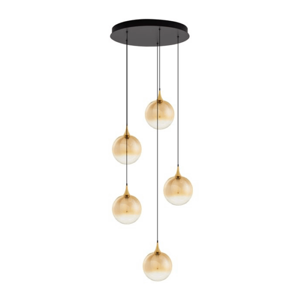 Candeeiro Suspensão Orenda 20W Preto 3000K (9416962)