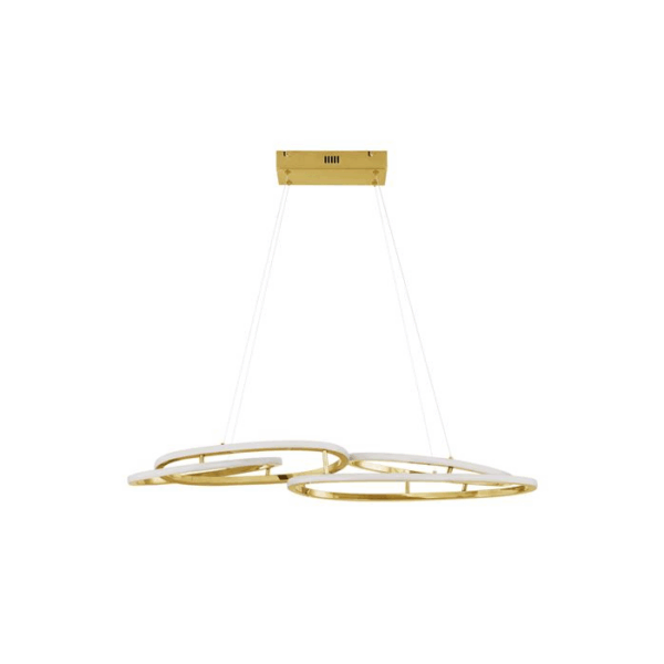 Candeeiro Suspensão Nudos 80W Dourado 3000K (9289085)