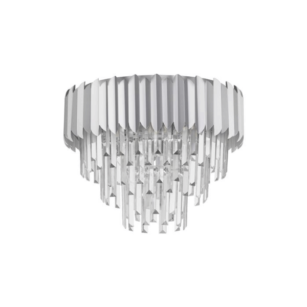 Candeeiro Suspensão Magnolia 6x E14 Prateado (9824072)