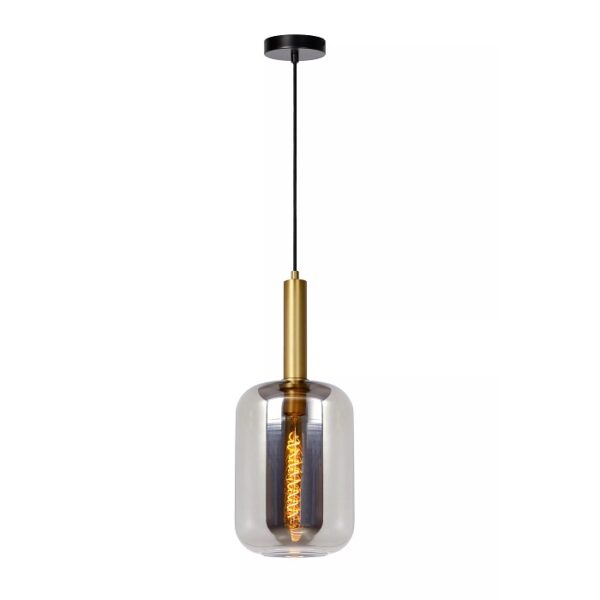 Candeeiro Suspensão Joanet 1xE27 Preto/Dourado (45494/01/65)