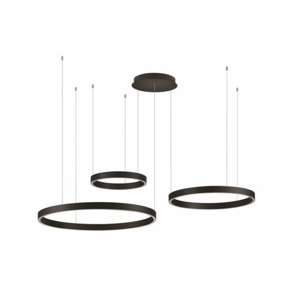 Candeeiro Suspensão Elowen 181W Preto 3000K (9345652)
