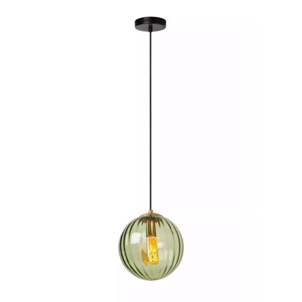 Candeeiro Suspensão Monsaraz 1xE27 Verde/Preto (45493/30/33)