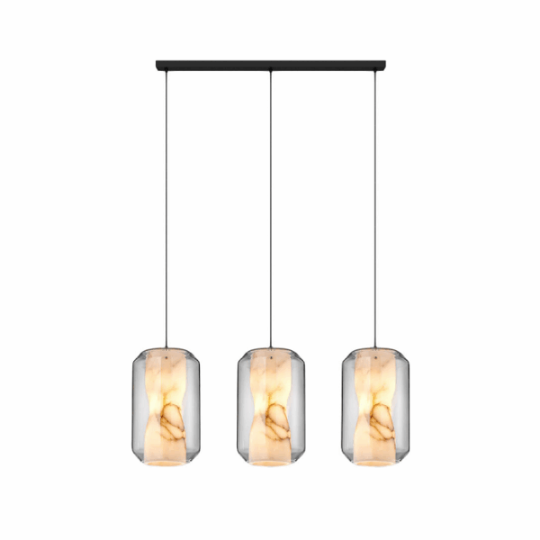 Candeeiro Suspensão Levi 3x E27 Transparente (815/3)