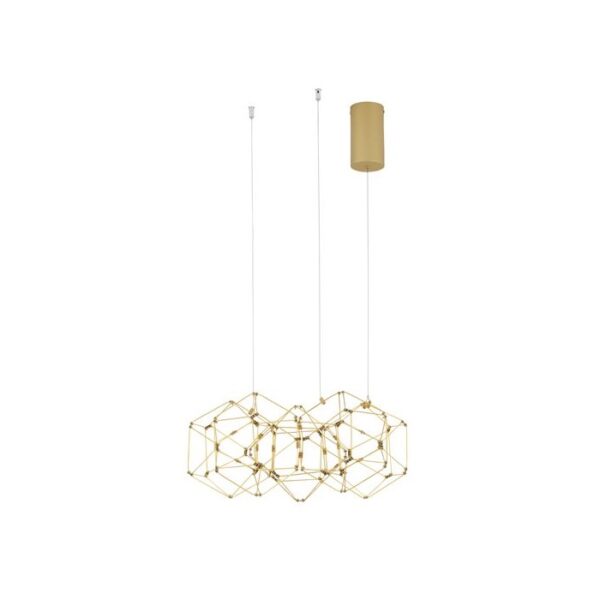 Candeeiro Suspensão Nebula 22W Dourado 3000K (9695212)