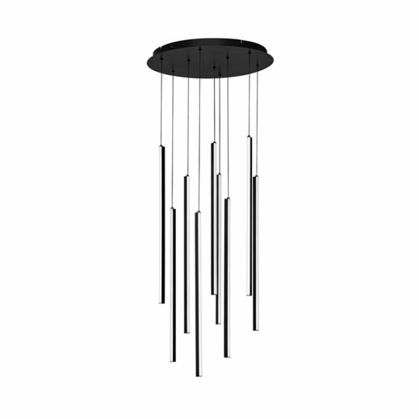 Candeeiro Suspensão Gratta 48W Preto 3200K (9081804)
