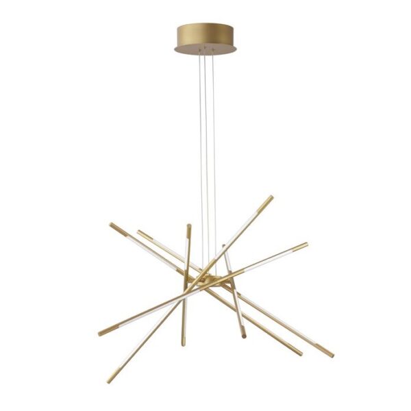Candeeiro Suspensão Raccio 56W Dourado 3000K (9180782)