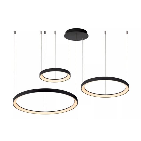 Candeeiro Suspensão Vidal 120W Preto 2700K (46403/99/30)