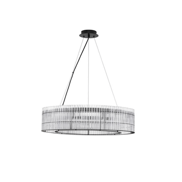 Candeeiro Suspensão Barok 9x G9 Preto (9006056)
