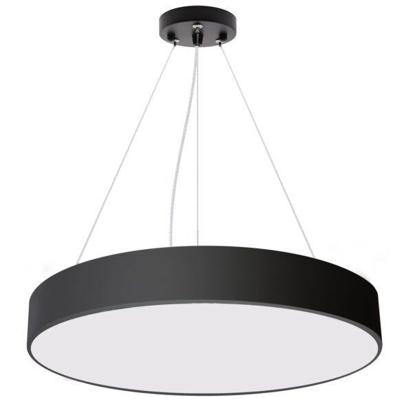 Candeeiro Suspensão Puck 50W  Preto