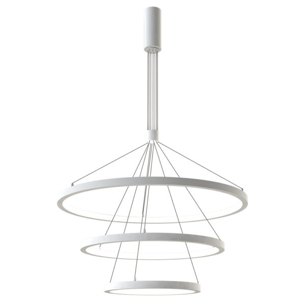 Candeeiro Suspensão Tricycle 108W Branco