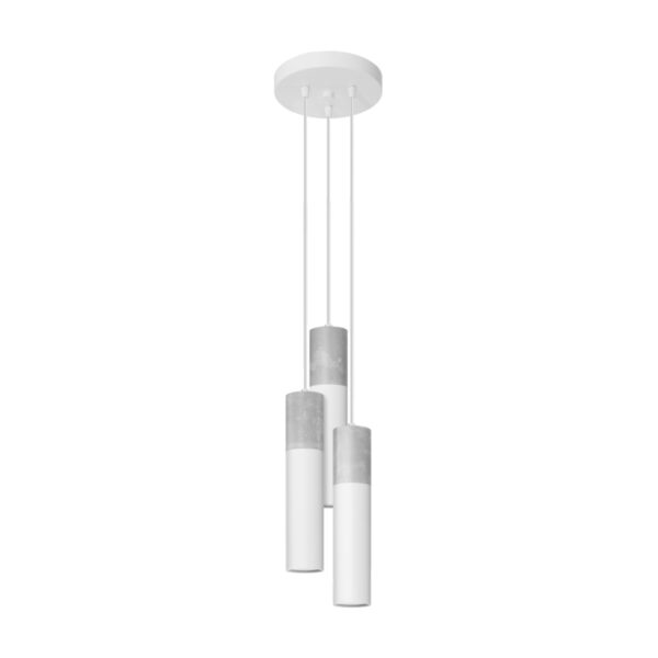 Candeeiro Suspensão Borgio 3x GU10 Branco