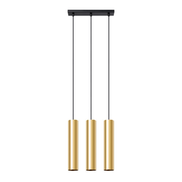 Candeeiro Suspensão Lagos 3x GU10 Dourado