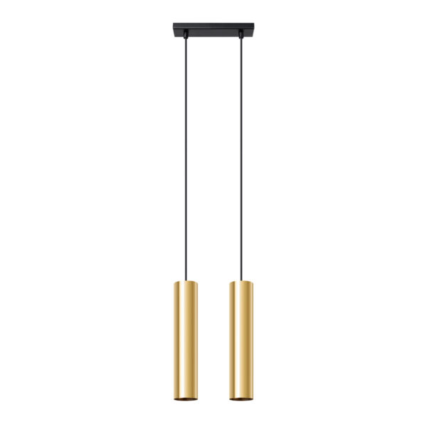 Candeeiro Suspensão Lagos 2x GU10 Dourado