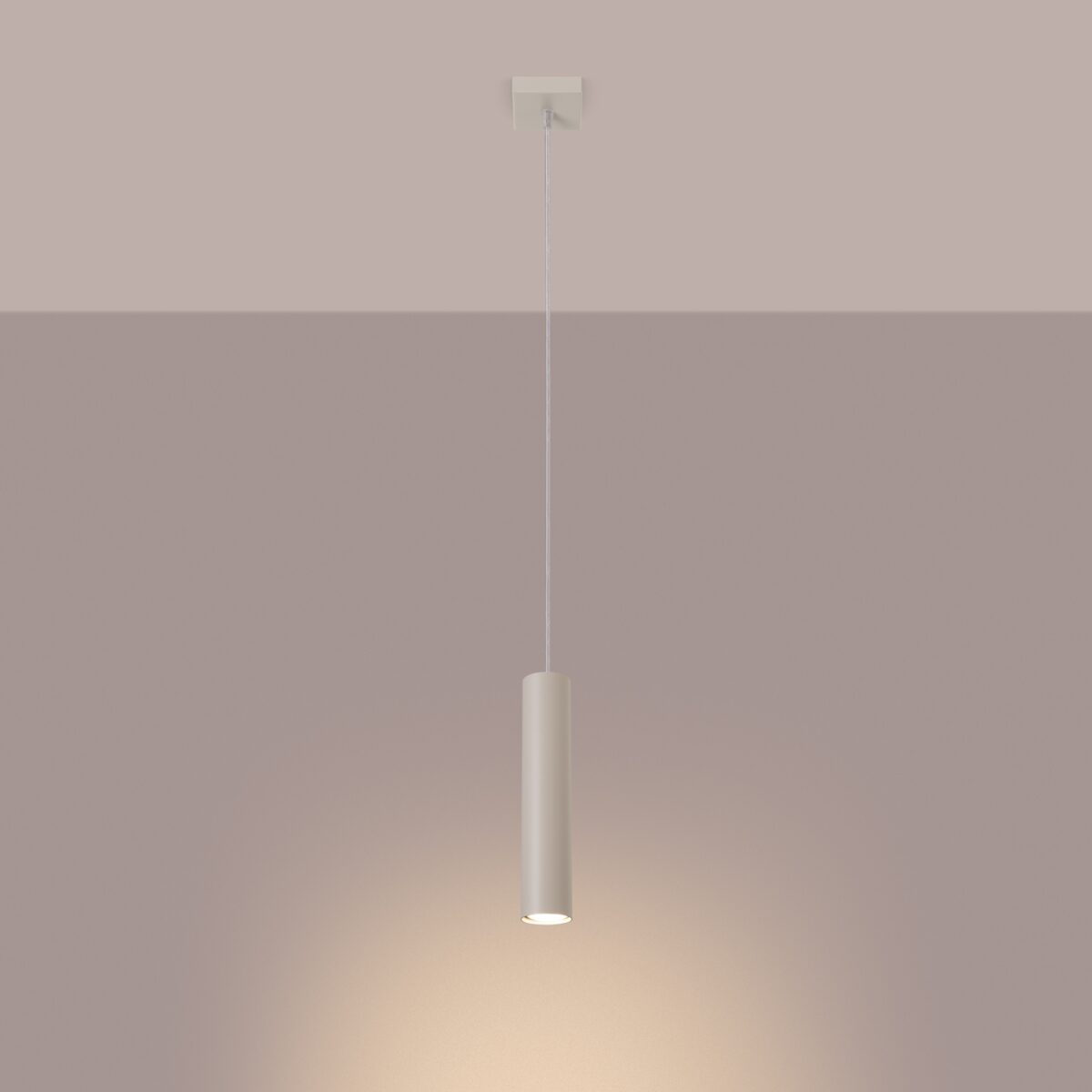 Candeeiro Suspensão Lagos 1x GU10 Bege - Image 3