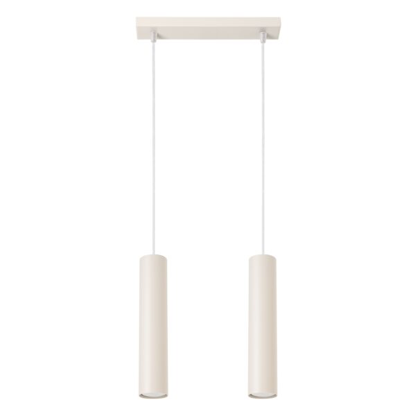 Candeeiro Suspensão Lagos 2x GU10 Bege