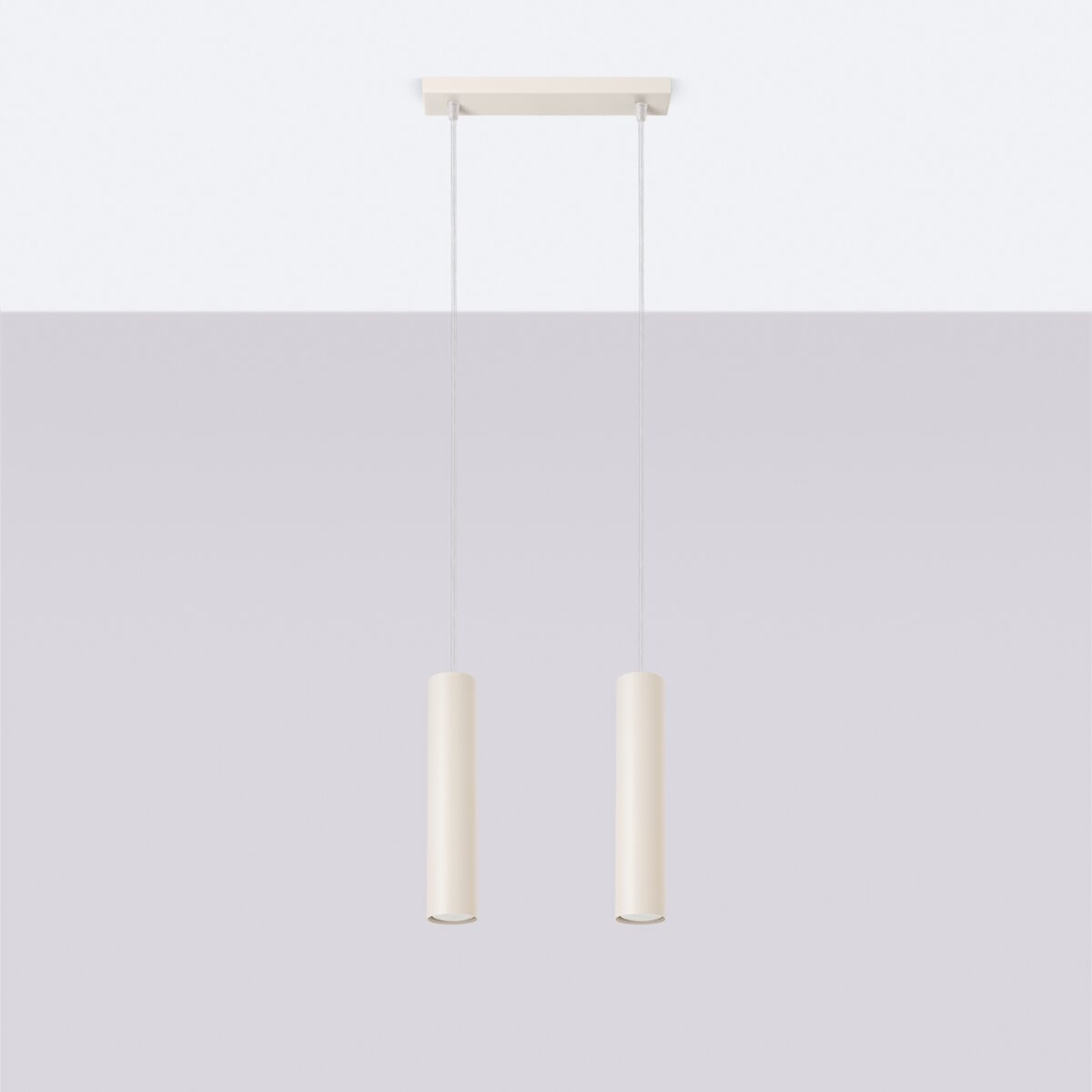 Candeeiro Suspensão Lagos 2x GU10 Bege - Image 2
