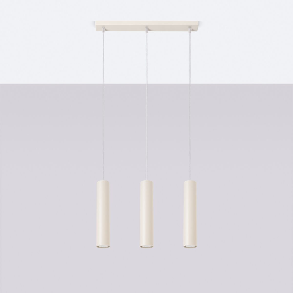 Candeeiro Suspensão Lagos 3x GU10 Bege - Image 2