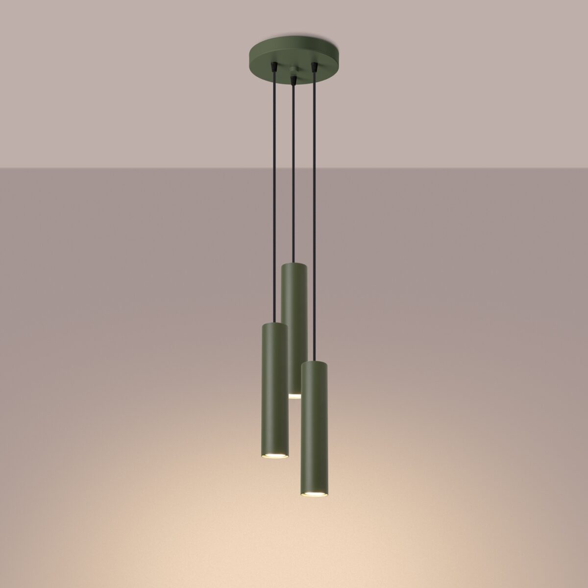 Candeeiro Suspensão Lagos 3x GU10 Verde - Image 3