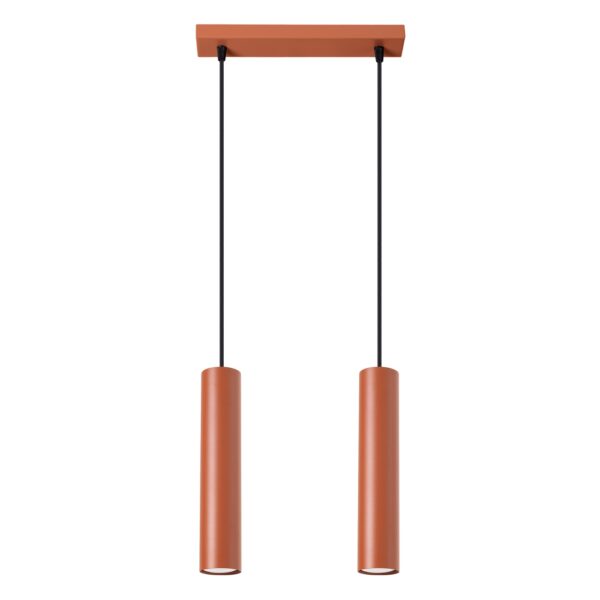 Candeeiro Suspensão Lagos 2x GU10 Vermelho