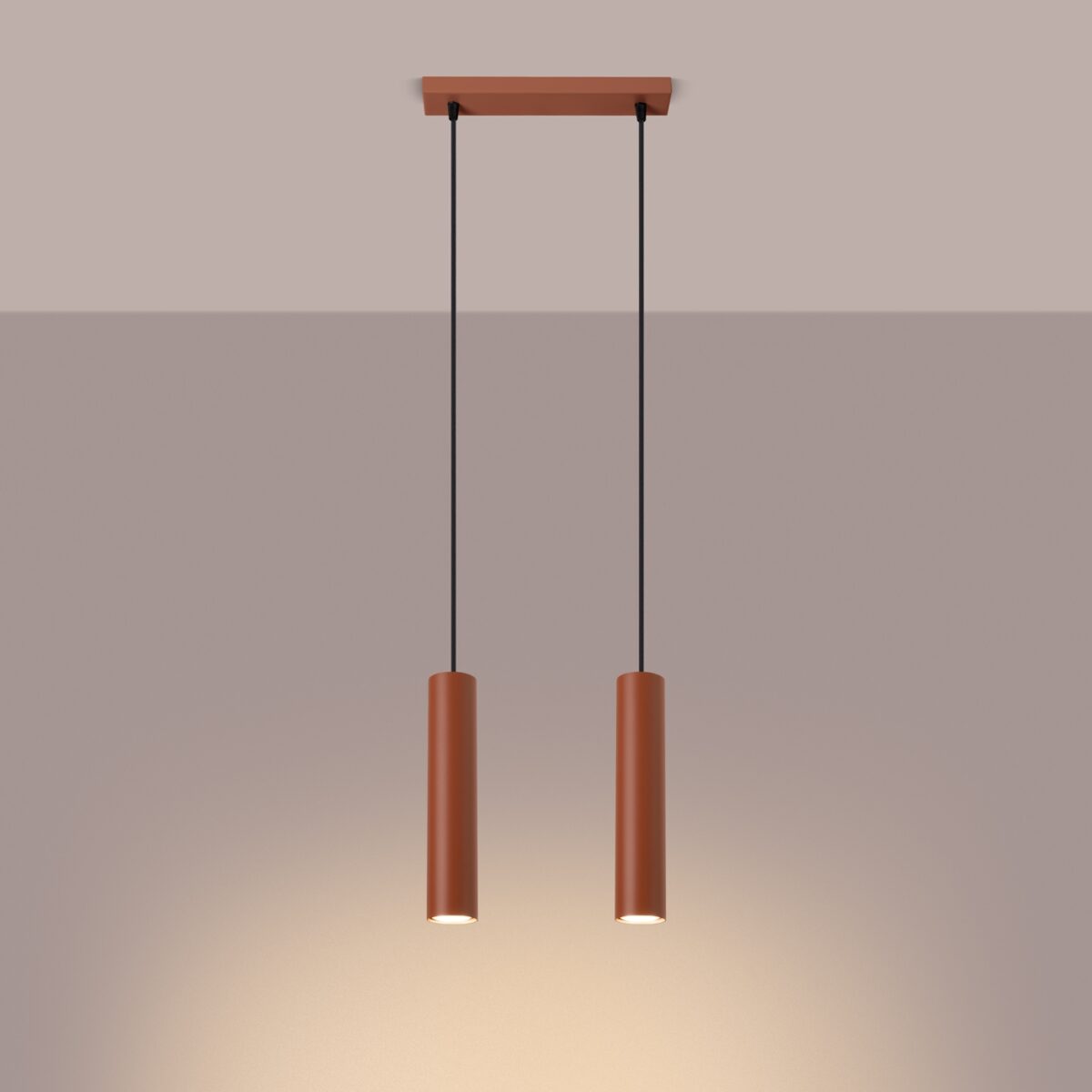 Candeeiro Suspensão Lagos 2x GU10 Vermelho - Image 3