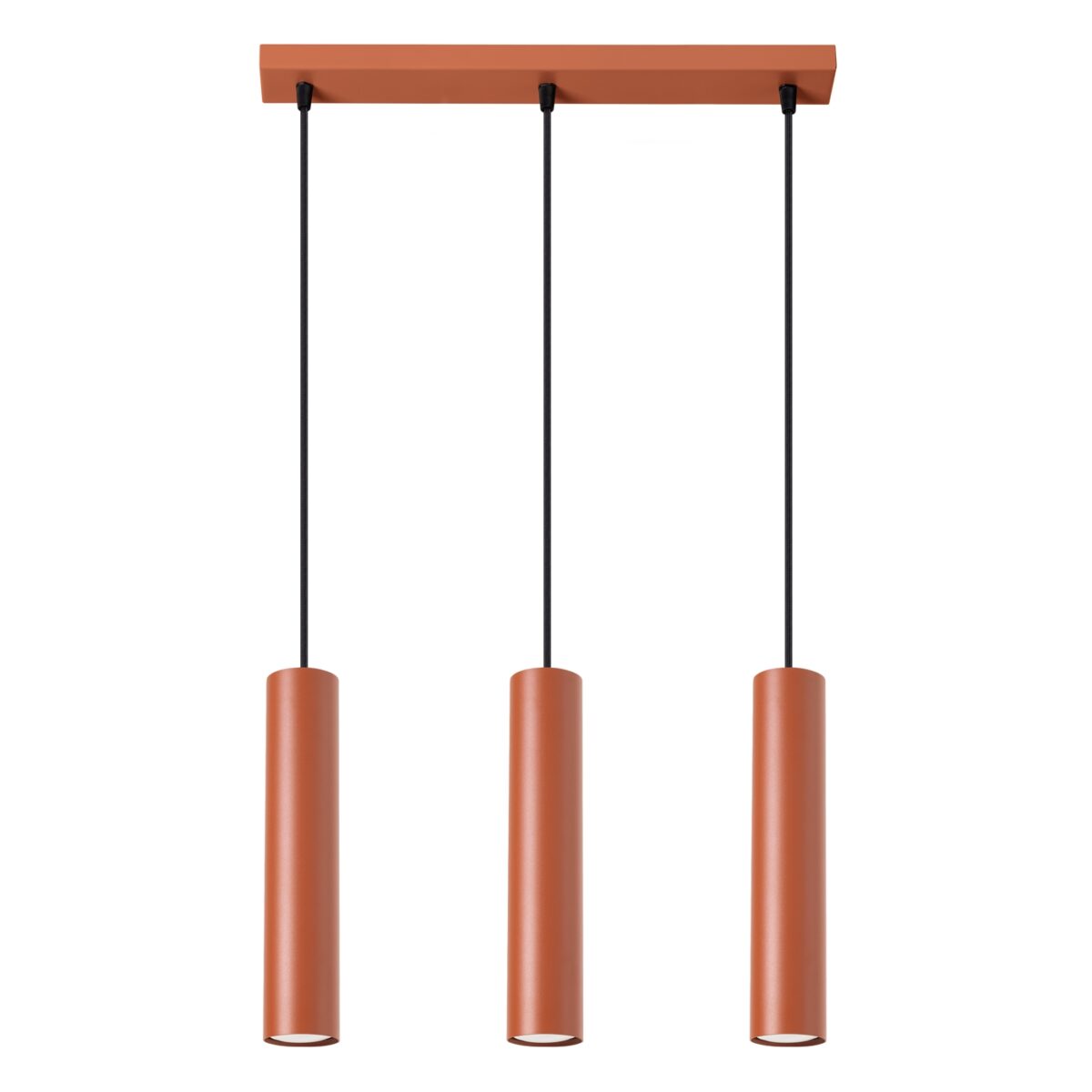 Candeeiro Suspensão Lagos 3x GU10 Vermelho