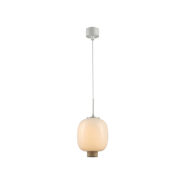 Candeeiro Suspensão Angelo 1x E27 Branco (101380561)