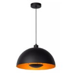 Candeeiro de Suspensão SIEMON 45496/01/30 1xE27 Preto
