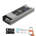 Fonte de alimentação regulável por APP Tuya Led 200W 24Vdc RGB+CCT